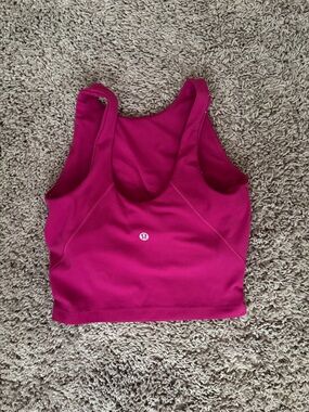 lululemon athletica Women's Fuchsia High Neck Align Tank